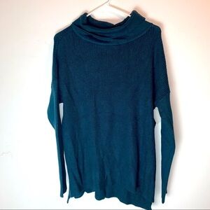 Devotion by Cyrus Cowlneck Ribbed Tunic Sweater